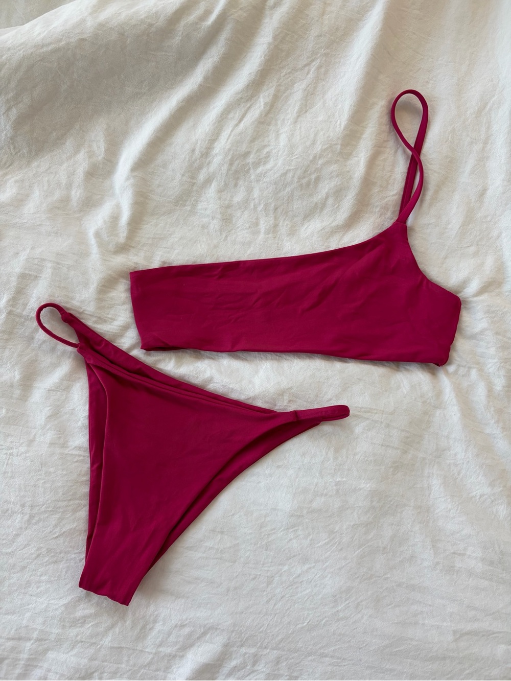 TOAST SWIM ~ One shoulder bikini set Size XS